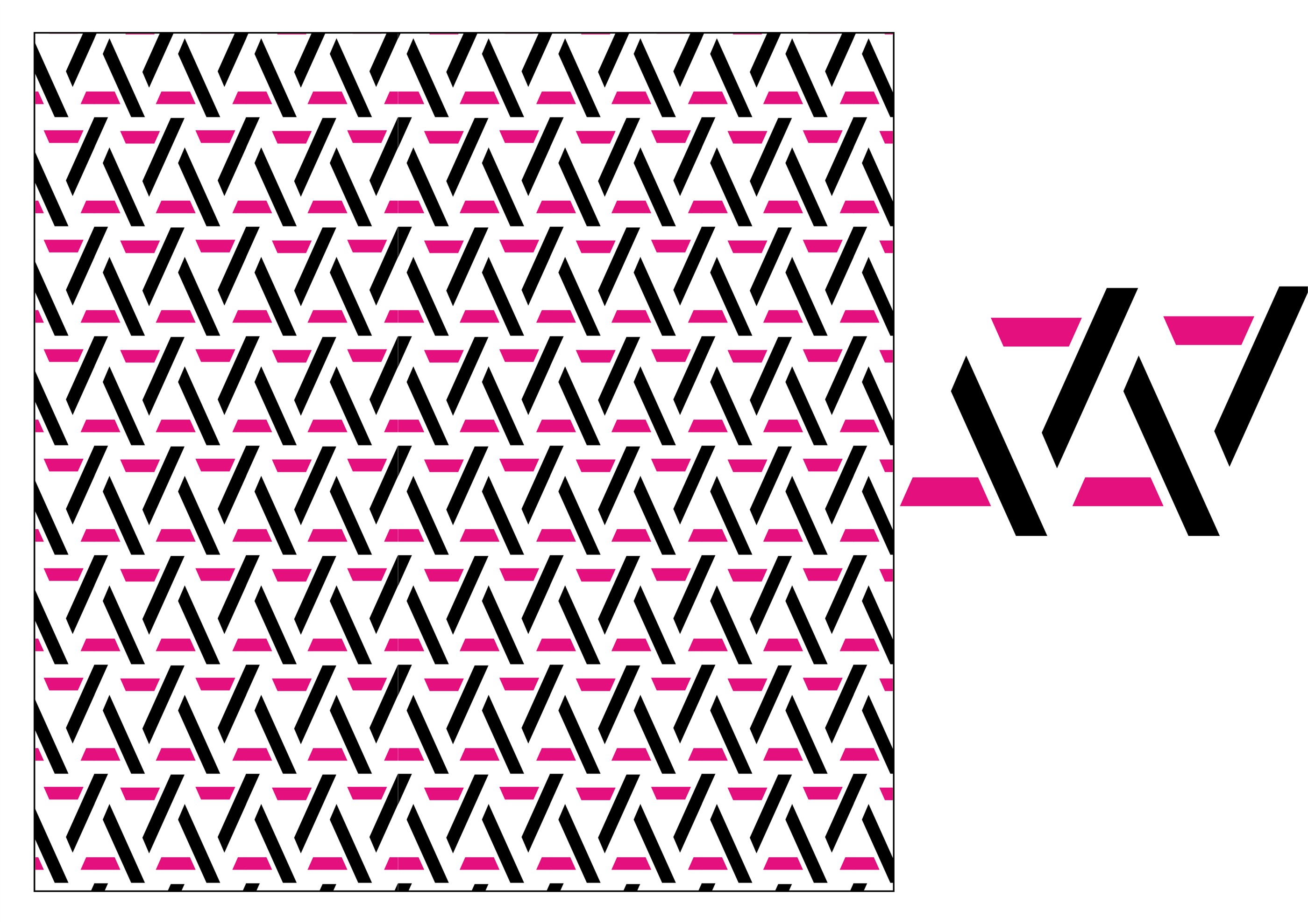 Tavola del pattern disegnato a partire dal simbolo ABACZ