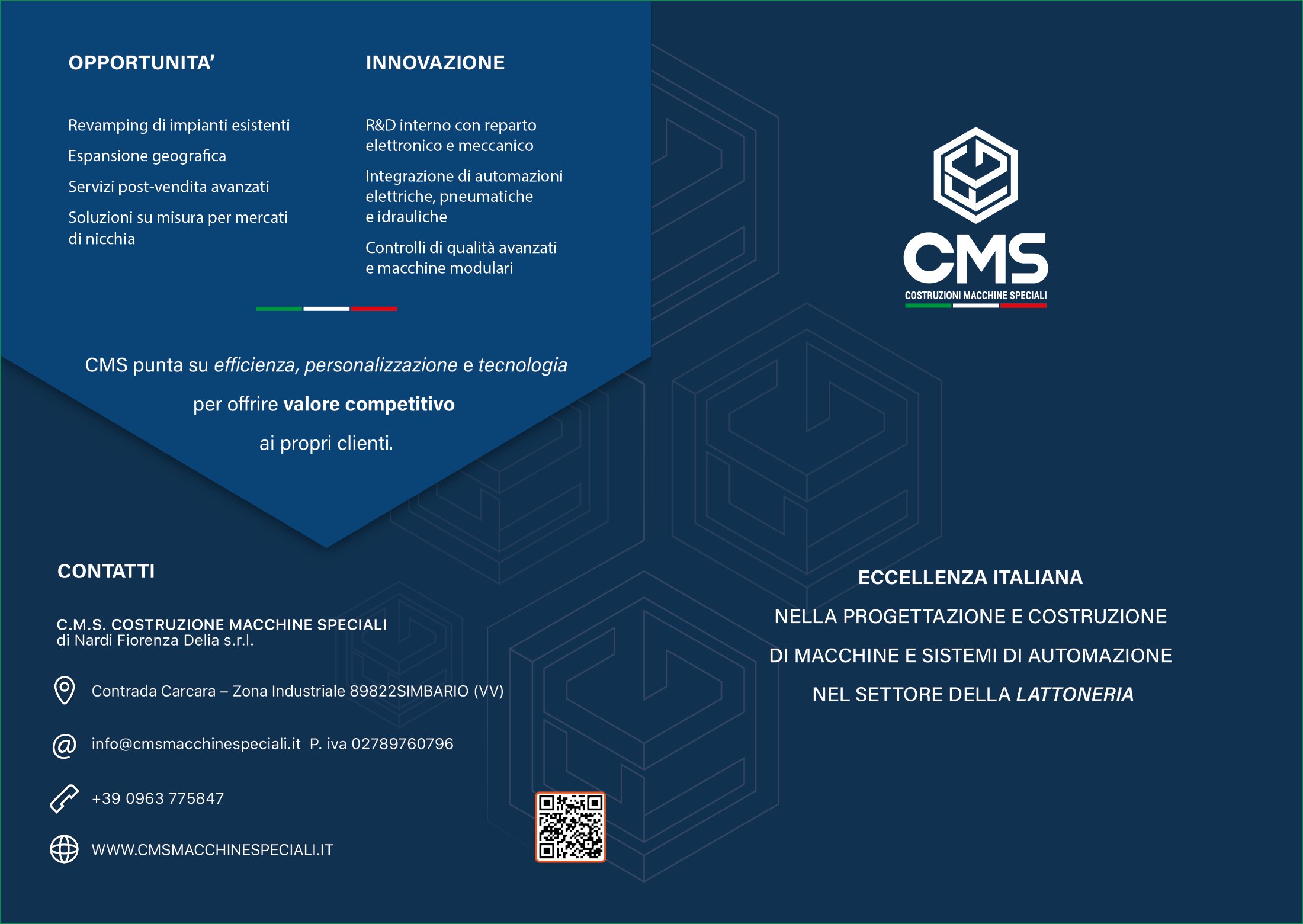 Il volantino CMS: opportunità, innovazione e contatti
